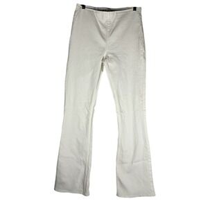 We The Free Jenny High Rise Skinny Flare Pull-On Jeans NWT Sz‎ 30 White Stretchy